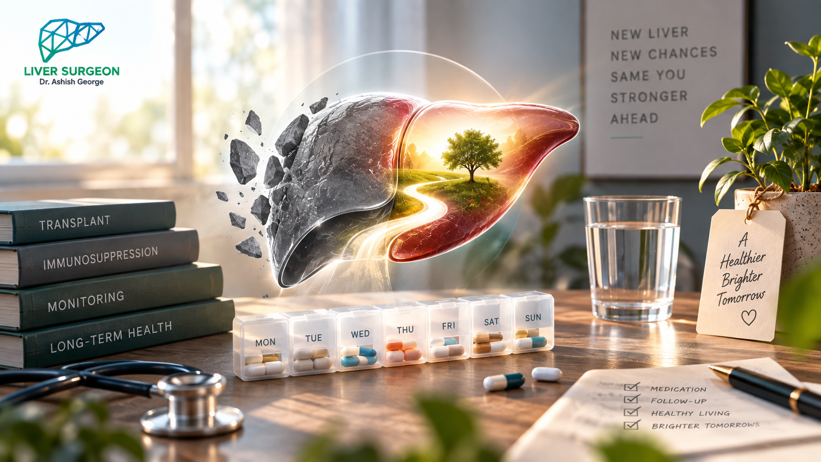 Immunosuppressive therapy after liver transplant