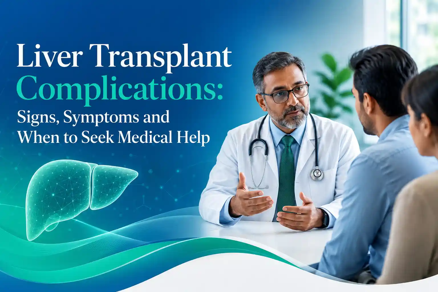 Liver transplant complications, warning signs and symptoms requiring medical help